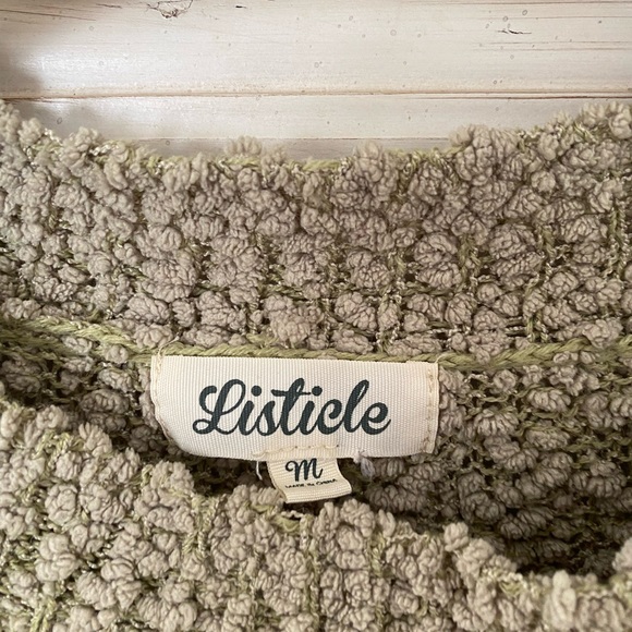 Sage Popcorn Sweater - Picture 5 of 7